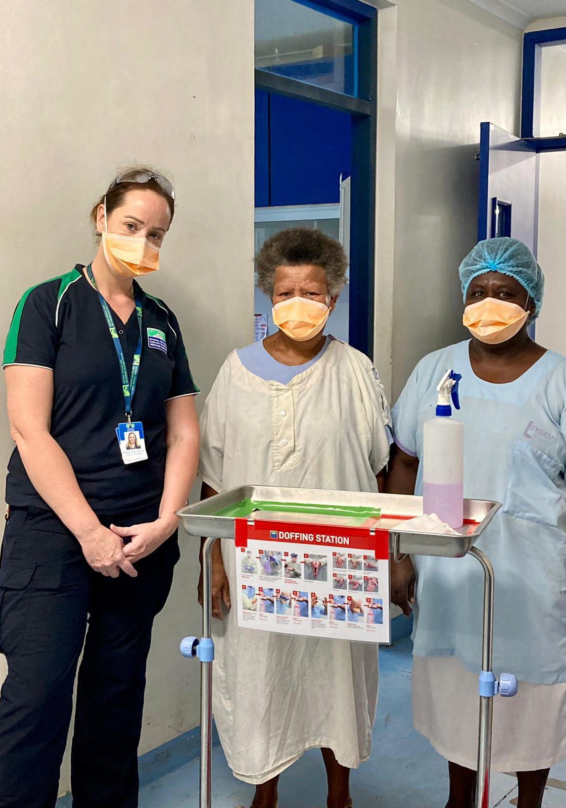 AUSMAT and Rapid Response Team member Melissa Taylor worked closely with midwives while on deployment in Vanuatu, 2022.